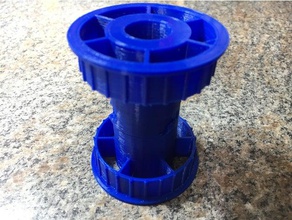 biriktirme yaka hatchbox 3d yazıcı aksesuarları colar filament tutucu filiment sahibi mp seçmek mini v2 makara adaptörü monte edin düşürücü 3d print model - Mito3D
