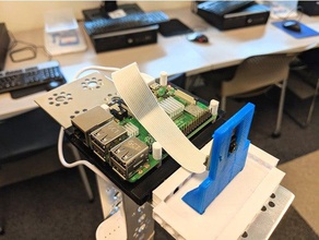 raspberry pi 3 b+ tetrix base lego technic compatible robotics electronics enclosure ftc mbl modbaselego case 3d print model - Mito3D