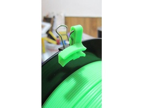 improved filament clip 3d printer accessories 3d print model - Mito3D