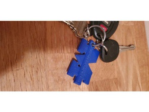 michigan Schlüsselanhänger 3d print model - Mito3D