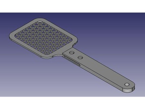 fliegenklatsche scacciamosche Stampante 3d parti 3d print model - Mito3D