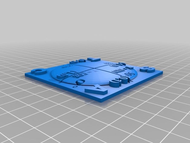 unit circle 3D print model - Mito3D