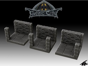 dungeon post tiles join our patreon buildings & structures 3d print model - Mito3D