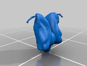 deformata farfalla gli orecchini 3d print model - Mito3D