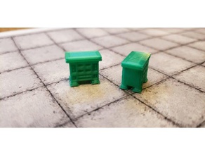 28mm halfling side table hobby 3d print model - Mito3D