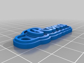 rona Schlüsselanhänger kundengebundene 3d print model - Mito3D