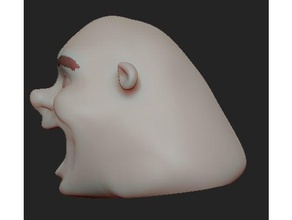 shrek head creatures 3d print model - Mito3D