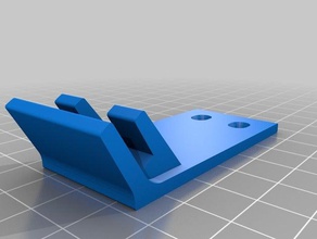 my customized led strip holder bracket decor 3d print model - Mito3D