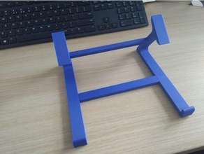 notebook laptop stand remixed computer accessories 3d print model - Mito3D