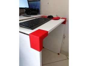 desktop moidule abgerundet, 18-mm-Brett office jointure l 3d print model - Mito3D