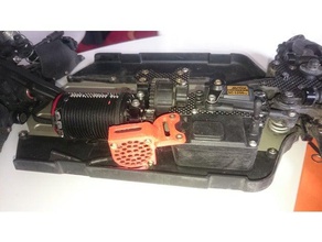 xray xb8e 30mm fã titular r c veículos carro rc 3d print model - Mito3D