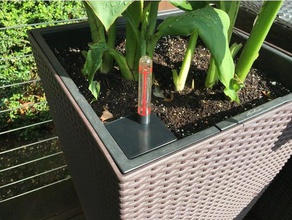 angolo di copertura lechuza cubico auto-irrigazione fioriera parti ricambio il livello dell'acqua 3d print model - Mito3D