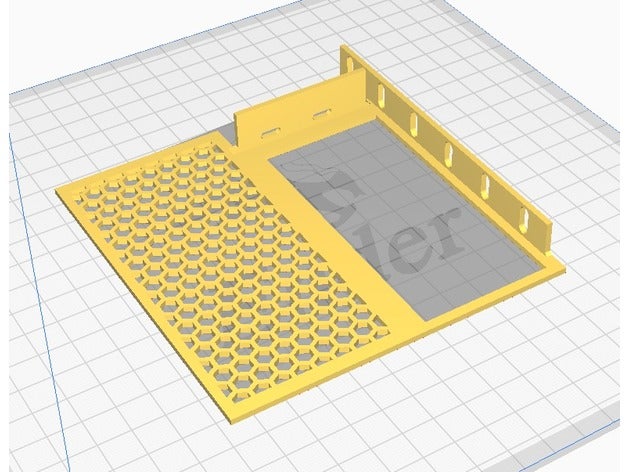 vertical gpu mounting bracket 3d printing desktop computer nzxt s340 3D print model - Mito3D