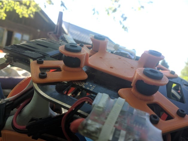 f450 ação câmera gopro montagem r c veículos acção de came a anti vibração dji 3D print model - Mito3D