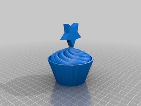 cupcake trophy games 3d print model - Mito3D