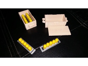 shell personalizado caja de playmobil 1980 la guerra civil cañón compañía juguetes y accesorios juego transportista 3d print model - Mito3D