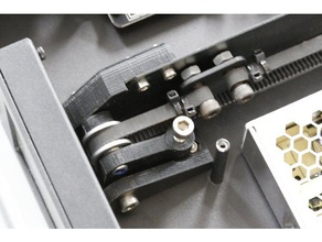 ultimate stiffness y axis tensioner pulley wanhao duplicator i3 3d printer parts belt 3d print model - Mito3D
