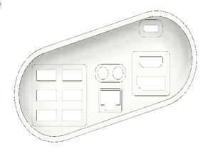 imac g3 io shield bilgisayar apple casemod durumda 3d print model - Mito3D