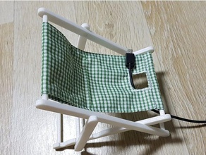 handphone holder chair type diy 3d print model - Mito3D