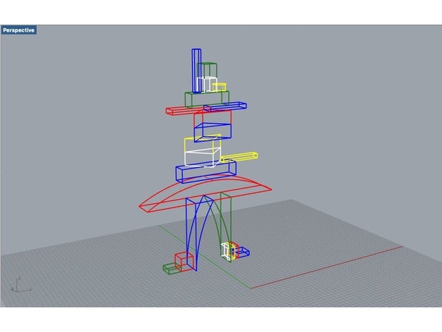 bauspiel bauhaus gemi inşa blokları oyuncaklar ve oyunlar alma siedhoff-buscher engeller tasarım oyuncak bauhaus100 bauhausdesign blok set bloğu gemiler 3D print model - Mito3D