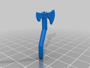 lego kratos leviatã machado gow 4 brinquedos de construção gow4 viking 3d print model - Mito3D