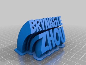 bz de la oficina personalizado 3d print model - Mito3D