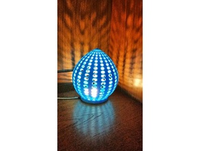 perflamp2 dekor ledlamp gecelambası tablelamp 3d print model - Mito3D