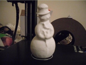 3d scann old outdoor snowman models christmas decoration ornament 3d print model - Mito3D