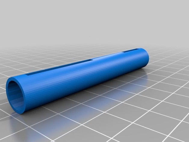 grease pencil holder office cylinder wax 3D print model - Mito3D