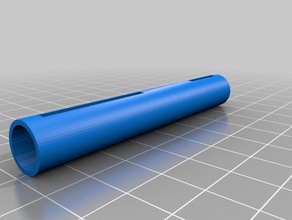 grease pencil holder office cylinder wax 3d print model - Mito3D