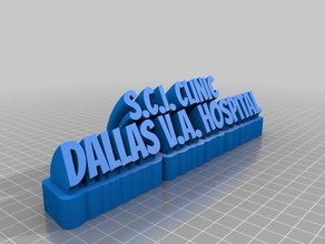 sci clinic office customized 3d print model - Mito3D