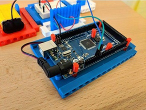 arduino mega base de lego technic compatible la electrónica caso 2560 diy 3d print model - Mito3D