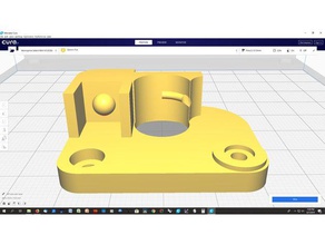 mp mini extrusor de la base mejora Impresora 3d las piezas 3d print model - Mito3D