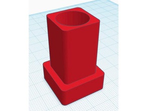boccola-5 8-nella-barra-al-1-in-sq-tubo La stampa 3d 3d print model - Mito3D