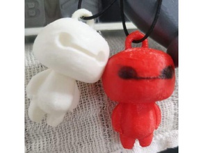 baymax keychain toys & games 3d print model - Mito3D