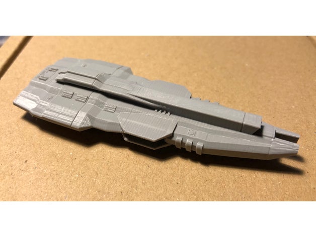 pano cruiser starship vehicles infinity game spaceship 3D print model - Mito3D