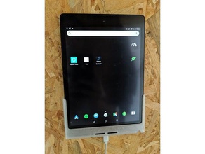 nexus9 - wall mount vertical tablet 3d print model - Mito3D