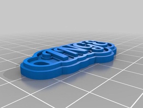 inge keychains customized 3d print model - Mito3D