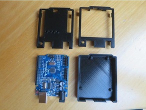 arduino uno r3 clone case screwless electronics 3d print model - Mito3D