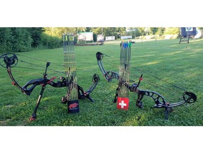 archery pocket quiver w o pse logo sport & outdoors 3d print model - Mito3D