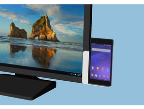 Telefon-support-monitor-pc Handy 3d print model - Mito3D
