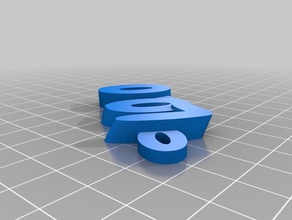 lolo personalized keychains customized 3d print model - Mito3D