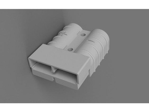 anderson sb50 connector model 3d print model - Mito3D