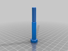 sla printed urethane hobbed bolt experiment parts customized 3d print model - Mito3D