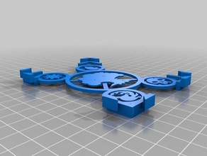 magia de coleta suporte da bandeja cartão - floresta brinquedo & acessórios para jogos 3d print model - Mito3D