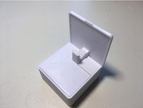 kutu asansör kaplar kutusu kap menteşe kalkış mekanik oyuncak mekanizma hareketli kısmı parçalar parametrik 3d print model - Mito3D
