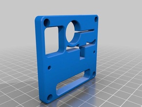 plastic carriage plate 3d printer accessories 3d print model - Mito3D