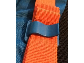 backpack strap clip 3d print model - Mito3D