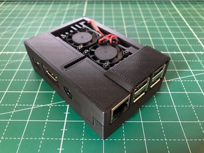 raspberry pi 3 b+ case geeekpi cooler 3d printer accessories anycubic i3 mega 3d print model - Mito3D