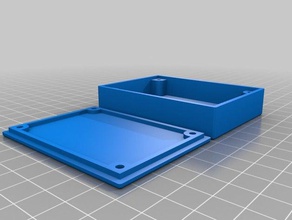 my customized solar ckt project box lid screws electronics 3d print model - Mito3D